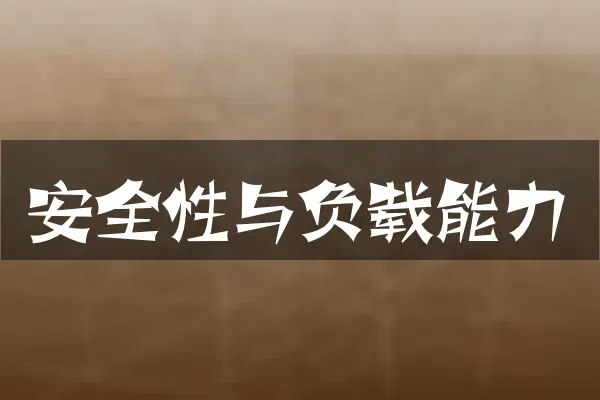 安全性与负载能力