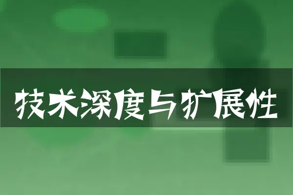技术深度与扩展性